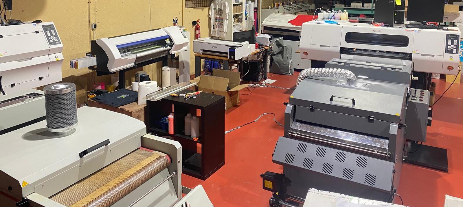 Nuestras máquinas de imprimir dtf tanto para particulares como para profesionales del dtf